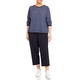 NOW BY PERSONA STRIPE SWEATER NAVY