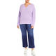 NOW BY PERSONA SWEATER LAVENDER