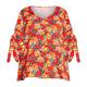 NOW by Persona Floral Print Top Red