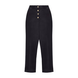 NOW BY PERSONA FLARED TROUSER NAVY - Plus Size Collection