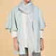 PERSONA BY MARINA RINALDI DOUBLE FACE CAPE MINT