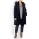 PERSONA BY MARINA RINALDI PADDED VELVET COAT
