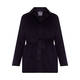 PERSONA BY MARINA RINALDI WOOL COAT NAVY 