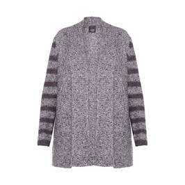 PERSONA BY MARINA RINALDI KNITTED CARDIGAN GREY - Plus Size Collection