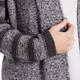 PERSONA BY MARINA RINALDI KNITTED CARDIGAN GREY