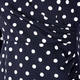 PERSONA BY MARINA RINALDI SPOT PRINT DRESS NAVY