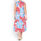 PERSONA FLORAL PRINT MIDI DRESS WITH OPTIONAL SLEEVES