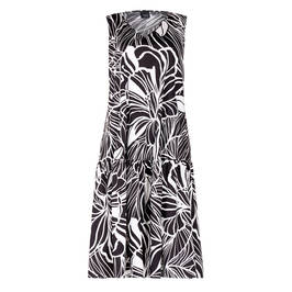 PERSONA FLORAL PRINT MIDI DRESS WITH OPTIONAL SLEEVES - Plus Size Collection