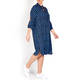 PERSONA BY MARINA RINALDI SHIRT DRESS BLUE