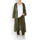 PERSONA BY MARINA RINALDI GEORGETTE DUSTER KHAKI