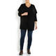 PERSONA BY MARINA RINALDI KNITTED TUNIC BLACK