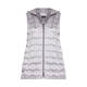 PERSONA BY MARINA RINALDI QUILTED GILET SILVER