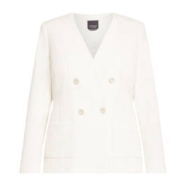 Persona By Marina Rinaldi Jacket White  - Plus Size Collection