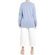 PERSONA CREPE KNITTED TUNIC PALE BLUE