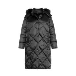 PERSONA BY MARINA RINALDI QUILTED PUFFER NAVY - Plus Size Collection