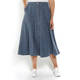 PERSONA BY MARINA RINALDI DENIM SKIRT