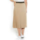 PERSONA BY MARINA RINALDI CAMEL PLEATED SKIRT 