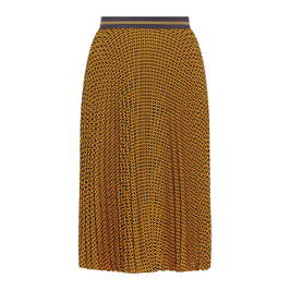 PERSONA BY MARINA RINALDI MUSTARD PLEATED SKIRT - Plus Size Collection