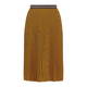 PERSONA BY MARINA RINALDI MUSTARD PLEATED SKIRT