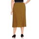 PERSONA BY MARINA RINALDI MUSTARD PLEATED SKIRT