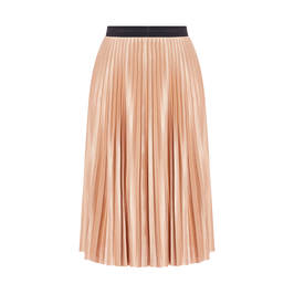 PERSONA BY MARINA RINALDI PLEATED SKIRT NUDE - Plus Size Collection
