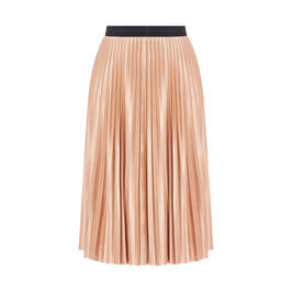 PERSONA BY MARINA RINALDI PLEATED SKIRT NUDE - Plus Size Collection