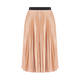 PERSONA BY MARINA RINALDI PLEATED SKIRT NUDE