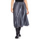 PERSONA BY MARINA RINALDI PLEATED SKIRT ANTHRACITE 