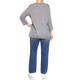 PERSONA BY MARINA RINALDI KEYHOLE SWEATER GREY