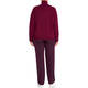 PERSONA BY MARINA RINALDI POLO NECK SWEATER WINE