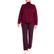 PERSONA BY MARINA RINALDI POLO NECK SWEATER WINE