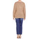 PERSONA BY MARINA RINALDI KNITTED SWEATER BISCUIT