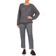 PERSONA BY MARINA RINALDI KNITTED SWEATER GREY