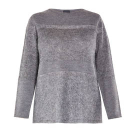 PERSONA BY MARINA RINALDI SWEATER SLATE - Plus Size Collection