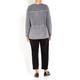 PERSONA BY MARINA RINALDI SWEATER SLATE