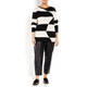 PERSONA BY MARINA RINALDI SWEATER BLACK