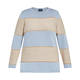 PERSONA BY MARINA RINALDI COTTON AND LUREX SWEATER