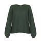 PERSONA BY MARINA RINALDI SWEATER MILITARY GREEN