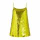 Persona by Marina Rinaldi Sequin Top Lime