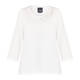 PERSONA BY MARINA RINALDI EMBELLISHED TOP WHITE 