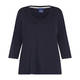 PERSONA BY MARINA RINALDI STRETCH JERSEY TOP NAVY 