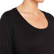 PERSONA BY MARINA RINALDI STRETCH JERSEY TOP BLACK