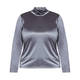 PERSONA BY MARINA RINALDI JERSEY POLO NECK SILVER 