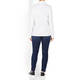 PERSONA BY MARINA RINALDI JERSEY POLO NECK WHITE 