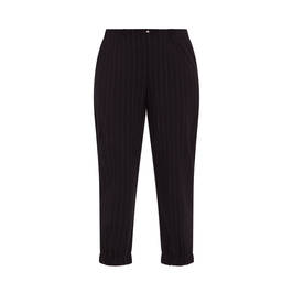 PERSONA BY MARINA RINALDI PINSTRIPE ELASTICATED WAIST TROUSERS - Plus Size Collection