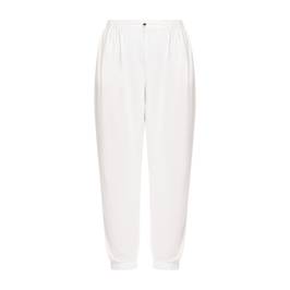 Persona by Marina Rinaldi Jersey Trousers White - Plus Size Collection