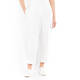 PERSONA BY MARINA RINALDI CROPPED JERSEY TROUSER WHITE