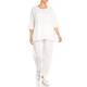 Persona by Marina Rinaldi Jersey Trousers White