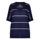 PERSONA BY MARINA RINALDI NAVY TUNIC