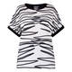 PERSONA BY MARINA RINALDI TUNIC BLACK AND WHITE 